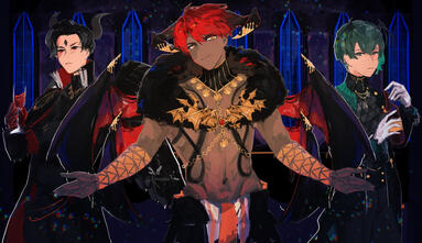 Half Body / Multiple Characters / Full Background